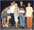 Patrick, his family, and me.