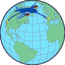 I flew from Los Angeles to Paris on July 26, 1998.